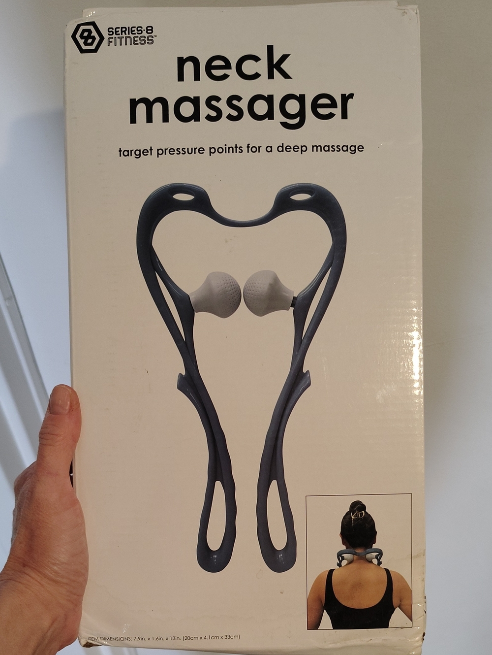 New In Box Neck Massager - Gray